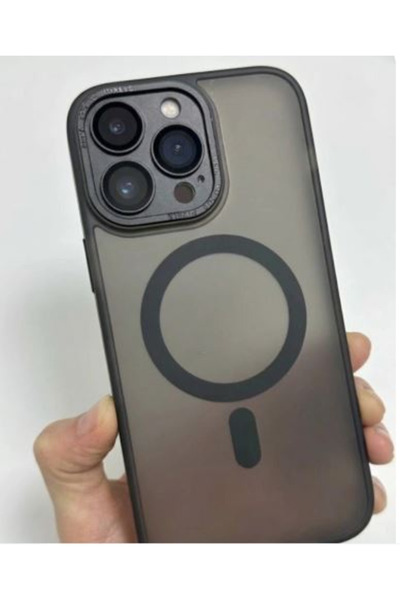 Apple Premium Μαύρη Ματ Θήκη με MagSafe για iPhone 15 PRO MAX – Πλήρης Προστα...