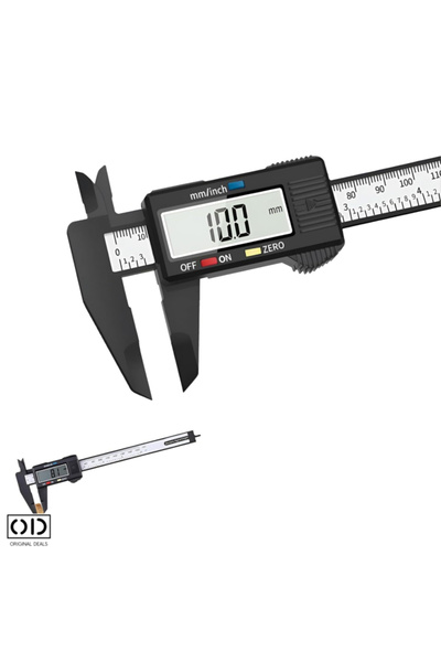 ORIGINAL DEALS Ηλεκτρονικό Παχύμετρο με Οθόνη LCD, Υψηλής Ακρίβειας, 0-150 χι...