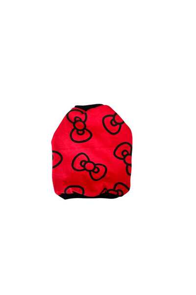 atelyu Cat Dog Outfit Red Bow Tshirt Tank Top