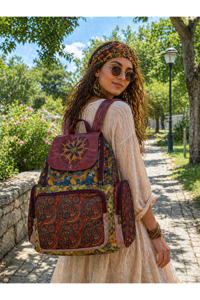street&bagdnz Ethnic Bohemian Αυθεντικό Σχέδιο Συνονθύλευμα 5 Θέσεων Σακίδιο ...