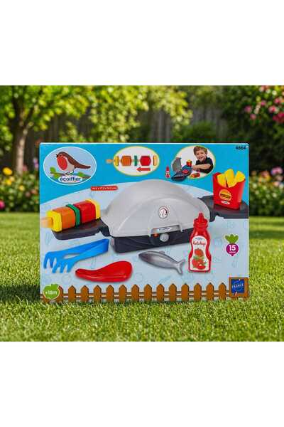 ECOİFFİER Παιδική ψησταριά με αξεσουάρ – Διαδραστικό σετ μπάρμπεκιου για παιδ...