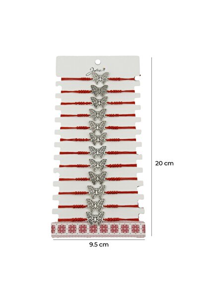 Flippy Βραχιόλι Martisor για Γυναίκες, Jolie, Μοντέλο Πεταλούδα, Σετ 12 Τεμαχ...