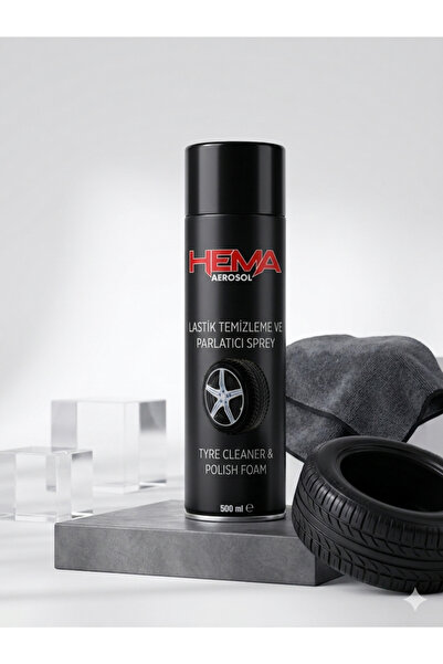 HEMA LASTİK PARLATICI VE LASTİK TEMİZLEYİCİ 500 ML