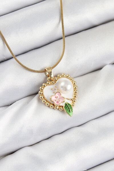 norsary 316L Steel Artistic Portrait Model Gold Color Women's Necklace