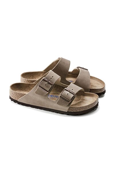 Birkenstock Arizona Sfb Soft Footbed Leoi Esitme Brown Unisex Double Strap Sl...