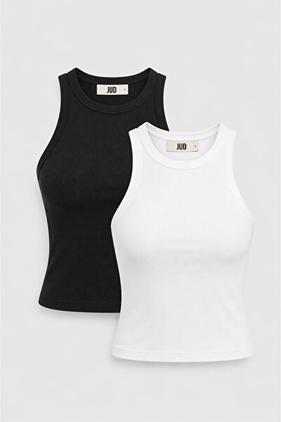 JUD Barra 82003-1 Γυναικείο Αθλητικό Τοπ Halter 2 τεμαχίων