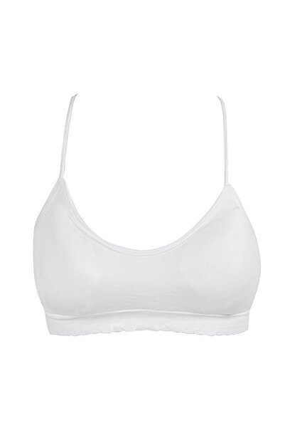 Zâna Casei Λευκό Στράπλες Μπούστο με Λεπτές Χ-λουράκια για Γυναίκες - Ενιαίο ...