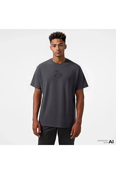 Nike Los Angeles Lakers Premium Essentials Siyah Erkek Tişört REDSPORT