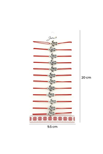 Flippy Βραχιόλι Martisor για Γυναίκες, Jolie, με σχέδιο χελώνας, Σετ 12 τεμαχ...