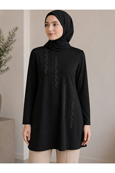 Mutlu City Medium Stone and Above Mother Combed Cotton Tunic 30643