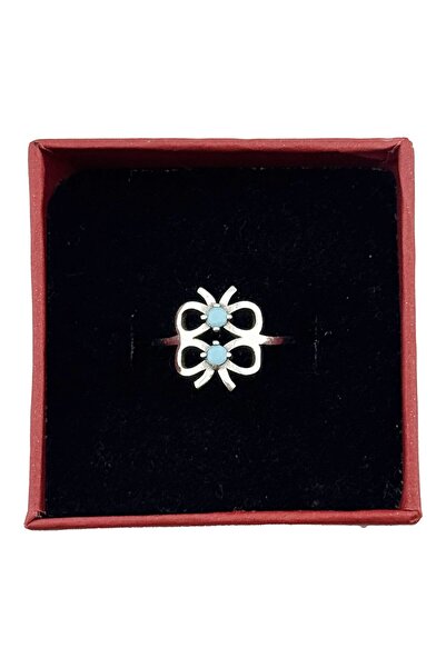 Flippy Γυναικείο Δαχτυλίδι, Jolie, Ασήμι 925, Μοντέλο 2 Φιόγκοι με Μπλε Πέτρα...