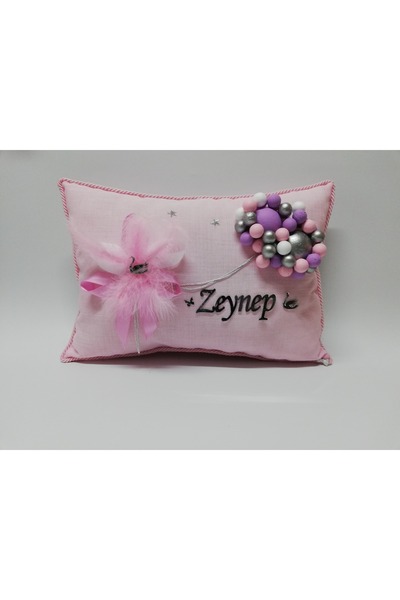 NERİMU Βρεφικό Μαξιλάρι Κοσμήματος - Γράφουμε το όποιο όνομα θέλετε