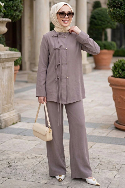 N.S NEVA STYLE Σετ δύο τεμαχίων με φιόγκο και λεπτομέρειες από βιζόν 20106V