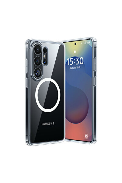 TORRAS Samsung Galaxy S26 Ultra Uyumlu Guardian MagSafe Şeffaf Darbe Korumalı...