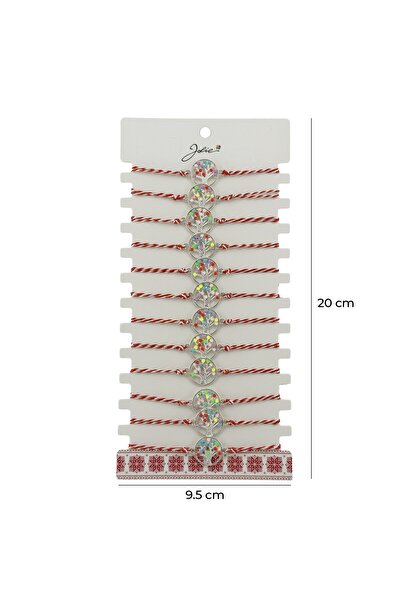 Flippy Βραχιόλι Martisor για Γυναίκες, Jolie, Πολύχρωμο Σχέδιο Δέντρου, Σετ 1...