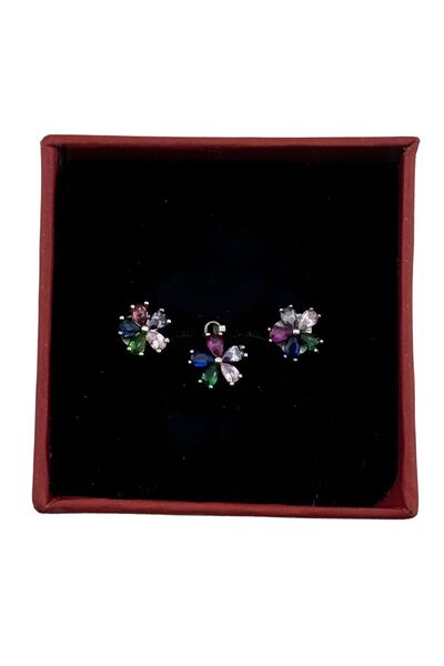 Flippy Σετ Σκουλαρίκια και Κρεμαστό, Jolie Silver, Ασήμι 925, για Γυναίκες, Π...