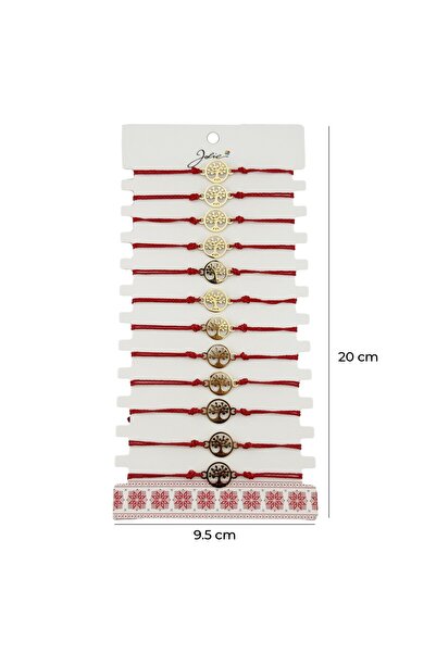 Flippy Βραχιόλι Martisor για Γυναίκες, Jolie, Μοντέλο Δέντρο της Ζωής, Σετ 12...