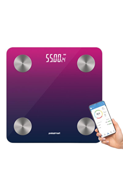 Polosmart YENİ MODEL PSC104 SMART TARTI – FUŞYA