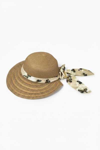 Aware Time Ψάθινο καπέλο μισού φεγγαριού