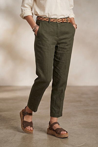 Esem 5708 Γυναικεία σανδάλια από γνήσιο δέρμα καφέ σουέντ