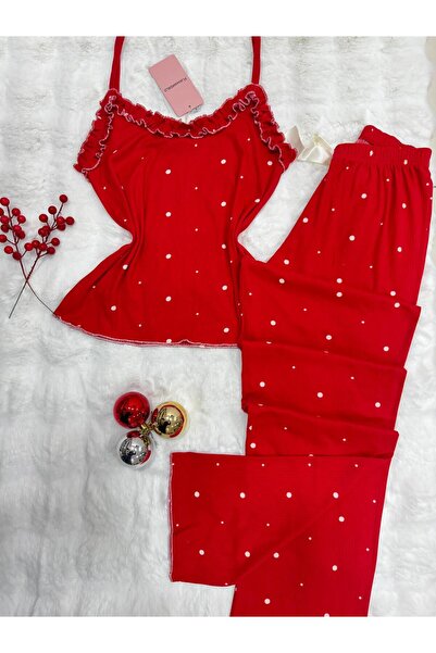 pijamaworld İP ASKILI PİJAMA TAKIM