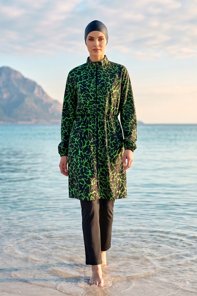 Haliç Mayo Μαγιό με σχέδια, πλήρως καλυμμένο, τεσσάρτερ, 03 Μαύρο13