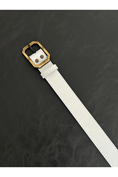 LİA KEMER Liaison Γυναικεία ζώνη με τετράγωνο σχέδιο, αντίκα χρυσή ζώνη με πό...