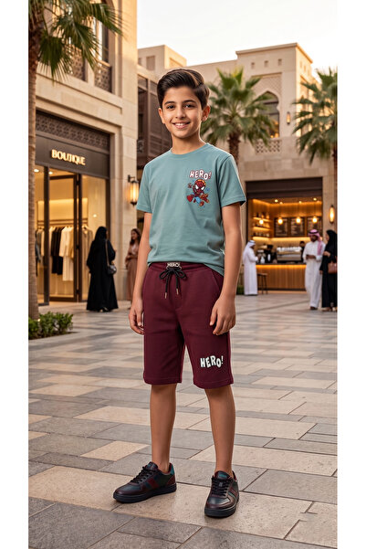 h.kids طقم "البطل الصغير" الكاجوال