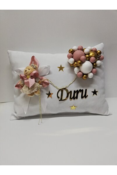 NERİMU Βρεφικό Μαξιλάρι Κοσμήματος - Γράφουμε το όποιο όνομα θέλετε