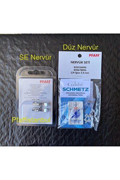 Pfaff DÜZ NERVÜR VE SE NERVÜR DİKİŞ SETİ - YENİ MODELLER İÇİN