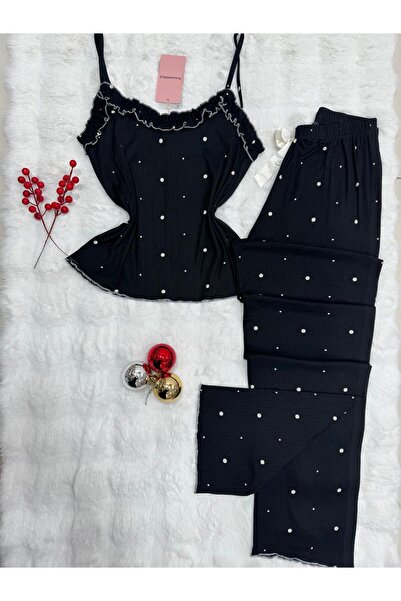 pijamaworld İP ASKILI PİJAMA TAKIM
