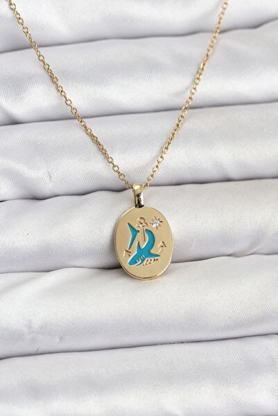 norsary 316L Steel Chain Gold Color Shark Figure Women's Necklace