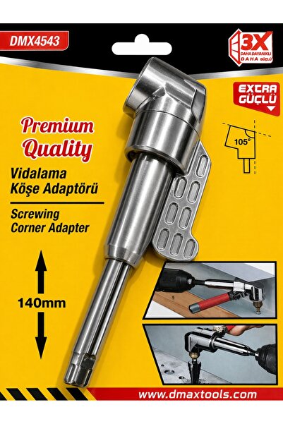 Keyfi Sepet Premium Kalite 105° Vidalama Köşe Adaptörü – Dar Alanlar İçin Pra...