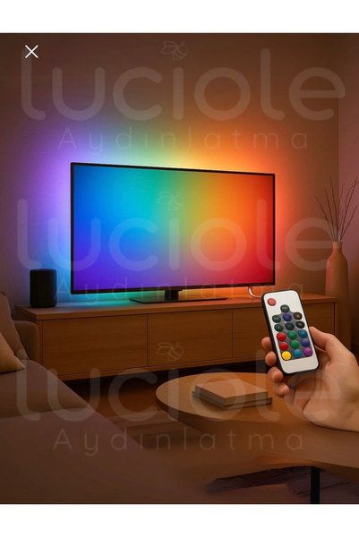 Home RGB ŞERİT LED USB TAK ÇALIŞTIR