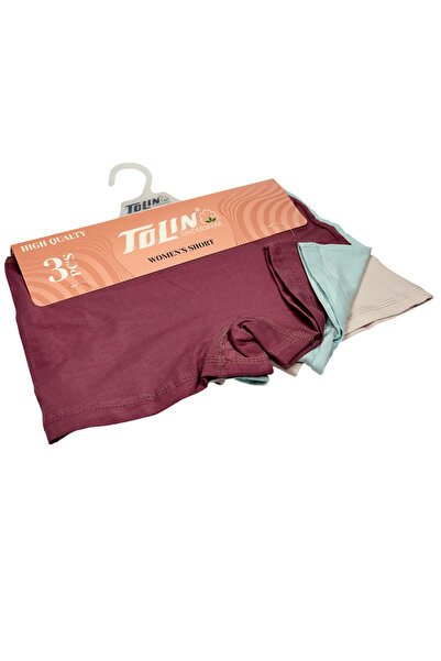 TOLIN Γυναικείο Σετ 3 τεμαχίων Πετσέτες με Διχτυωτή Λεπτομέρεια Βαμβακερό Λύκ...