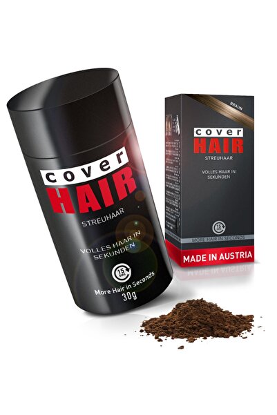 Cover Hair Kahverengi Saç Fiberi 30 Gram Dolgunlaştırıcı Kellik Kapatıcı Toz ...