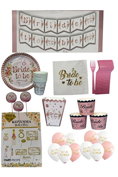 CAVAŞ sun hat مجموعة تزيين الحفلات الفاخرة لـ Bride To Be تتسع لـ 16 شخصًا - ...