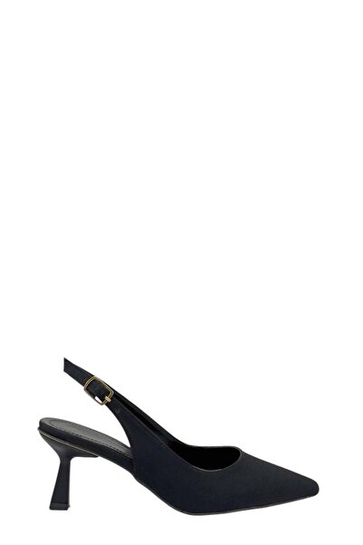 Moulin Shoes حذاء نسائي بكعب عالٍ أسود اللون
