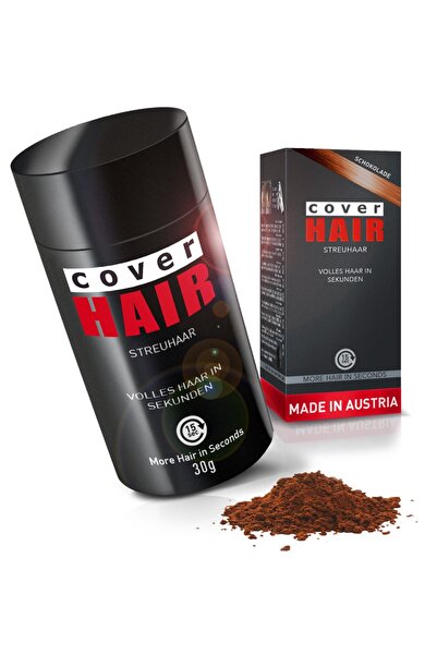 Cover Hair Çikolata Saç Fiberi 30 Gram Dolgunlaştırıcı Kellik Kapatıcı Toz (T...