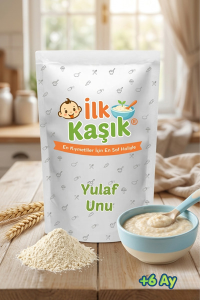 İlk Kaşık Tam Yulaf Unu 200 gr Taş Değirmen %100 Katkısız Tok Tutan Doğal Un ...