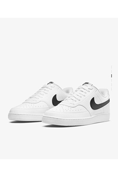 Nike Court Vizion Low Next Nature Beyaz siyah Sneaker