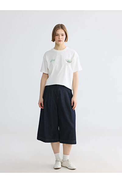 LC Waikiki Λευκό γυναικείο μπλουζάκι με στάμπα The Mandalorian