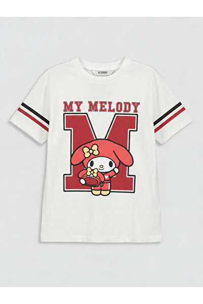LC Waikiki Λευκό μπλουζάκι για κορίτσια με στάμπα My Melody