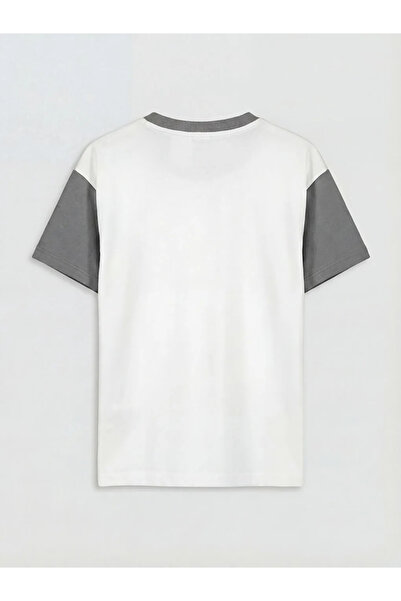 LC Waikiki Λευκό μπλουζάκι και σορτς για αγόρια με στάμπα Paw Patrol