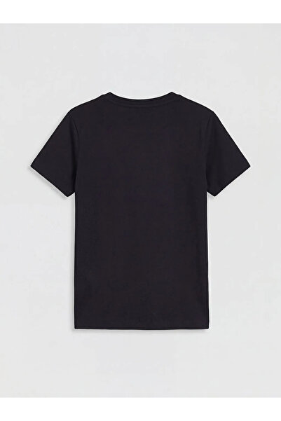 LC Waikiki Tricou negru imprimat pentru băieți
