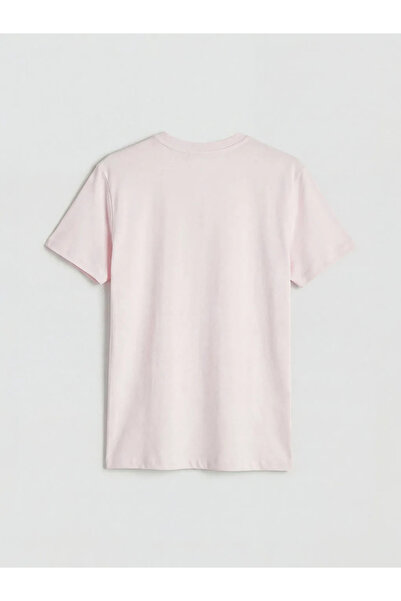 LC Waikiki Ροζ Μπλουζάκι Γυναικείου Crew Neck