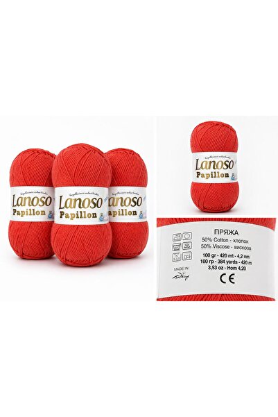 Lanoso Papillon 100 gr El Örgü İpi