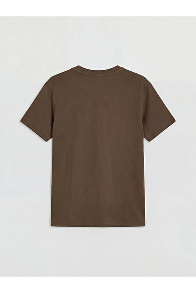 LC Waikiki Καφέ γυναικείο μπλουζάκι με στάμπα Los Angeles