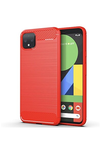 dalip Protective Case with Carbon Inserts for Google Pixel 4 XL, Red