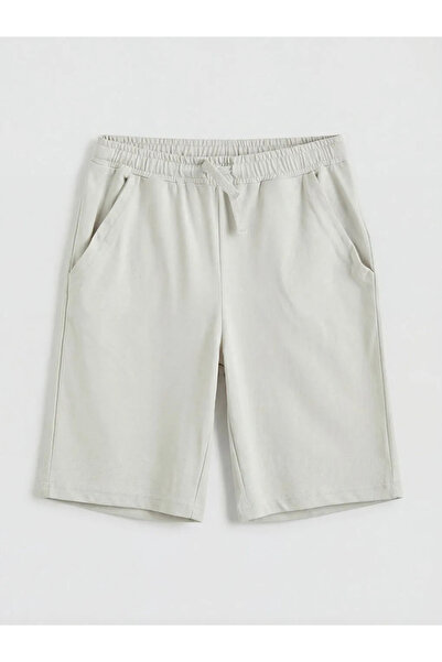 LC Waikiki Μπεζ μπλουζάκι και σορτς για αγόρια με τύπωμα ετών